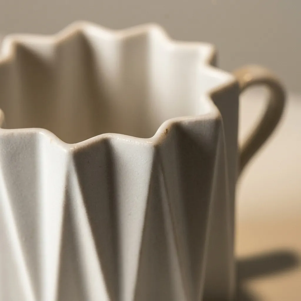 Accordion Espresso Cup – detail