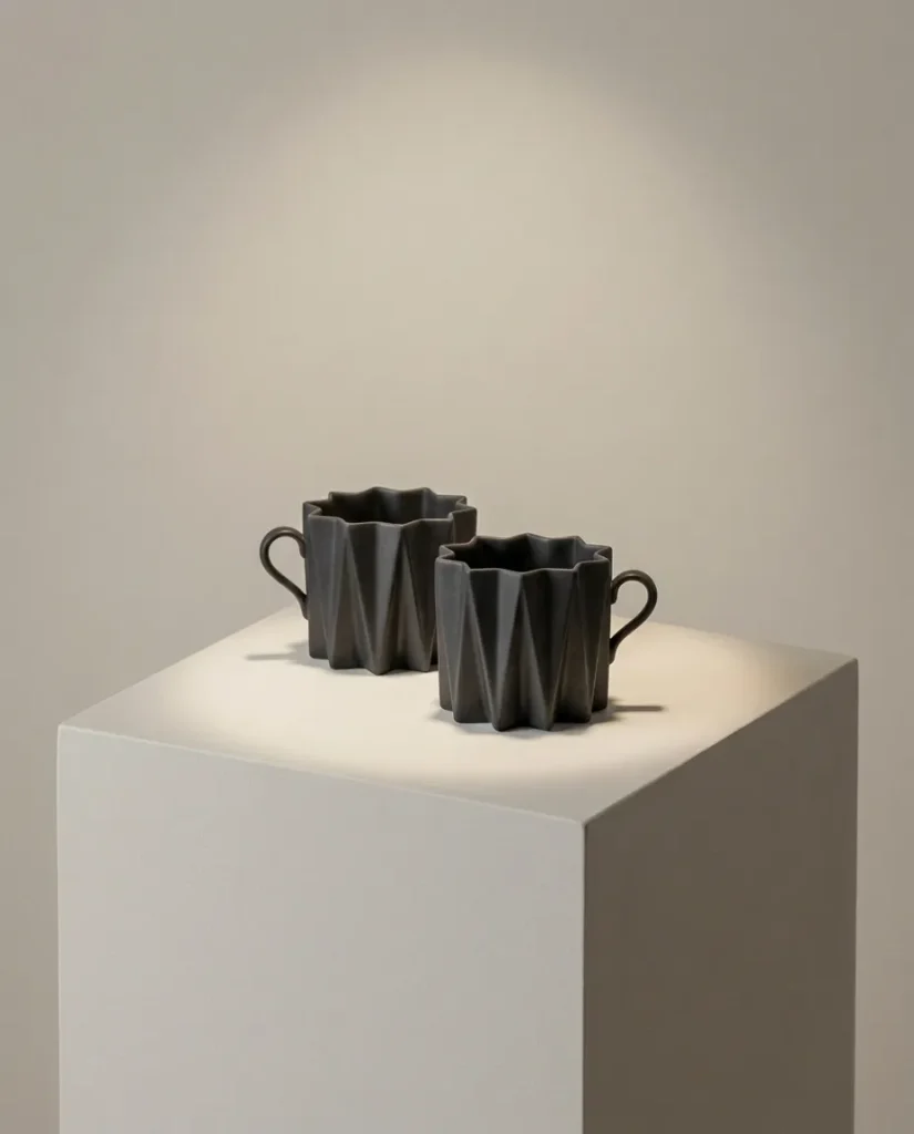 Accordion Espresso Cup – Graphite