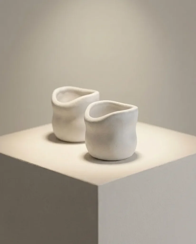 Slump Espresso Cup – Plaster