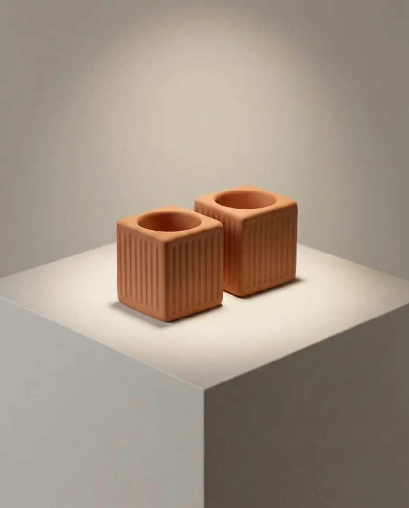 Block Espresso Cup – Terracotta