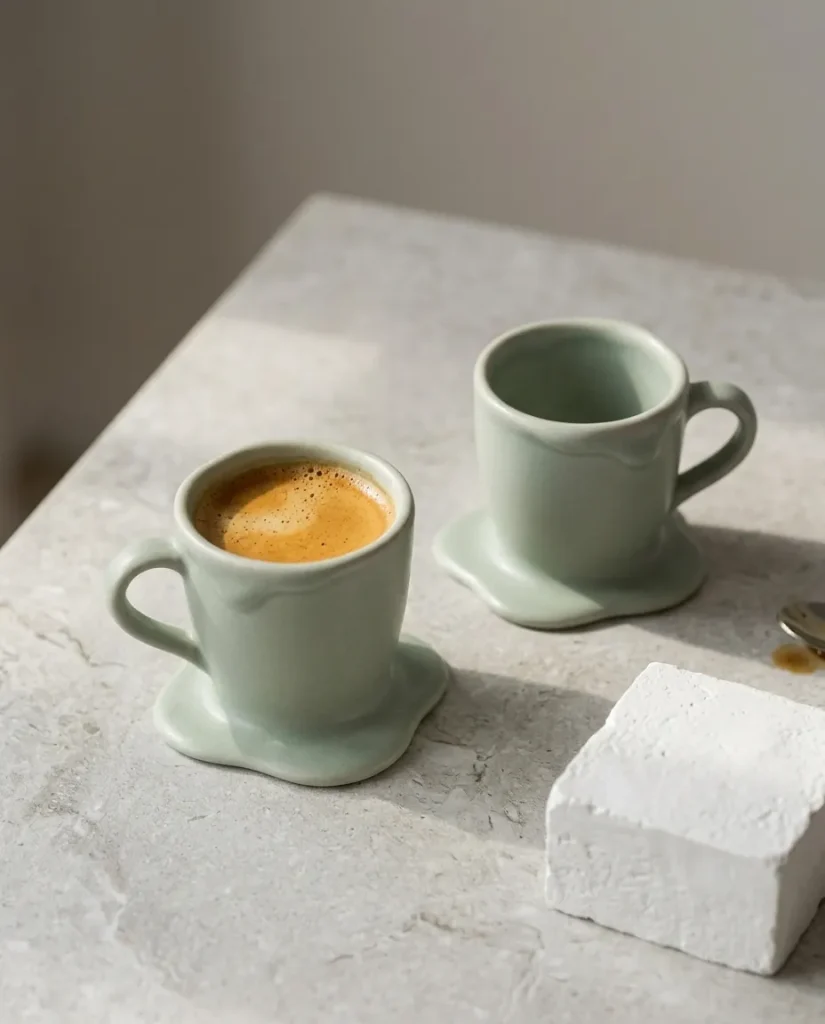 Puddle Espresso Cup – in use