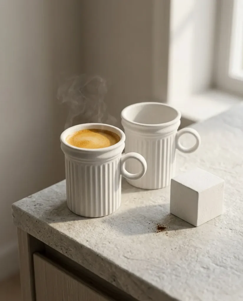 Doric Espresso Cup – in use