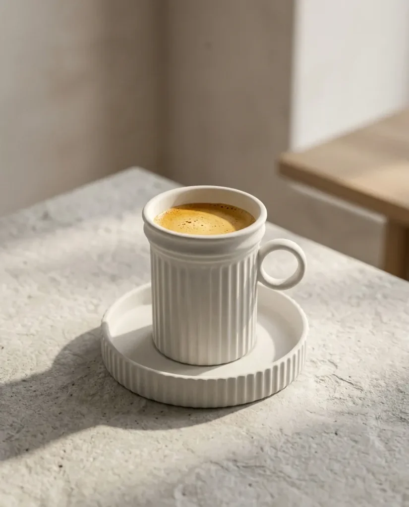 Column Saucer – in use